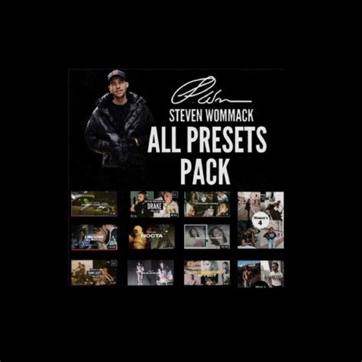ALL PRESETS PACK + YOUTUBE &mdash; STEVEN WOMMACK