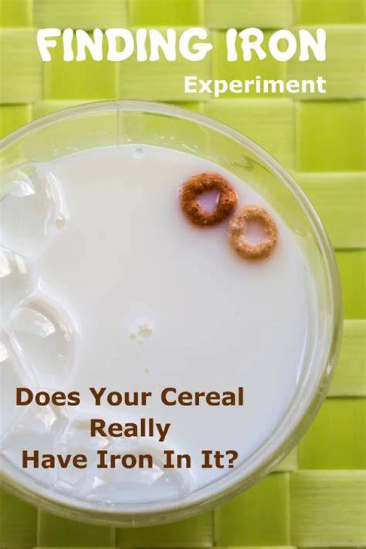 How to extract iron from your breakfast cereal